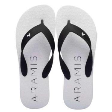 Imagem de Chinelo Aramis Lines Branco Branco+Preto - 40-Masculino