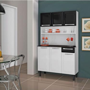 Imagem de Armario de Cozinha Rose 6 Portas 1 Gaveta I3G1-105 Itatiaia