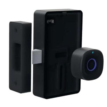 Imagem de Fechadura com Biometria para Móveis 1731 Preto - Soprano- 06505.1731.9