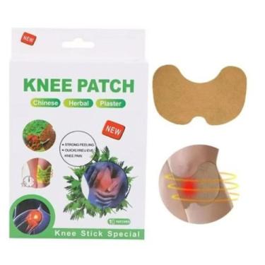 Imagem de 20Emplastos para dores na coluna ervas medicinais - knee