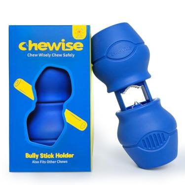 Imagem de PetClan Suporte de bastão Chewise Bully, suporte aprimorado para bastões de bully, serviço pesado mais seguro, dispositivo de segurança livre de BPA para evitar asfixia, serve para vários bastões de