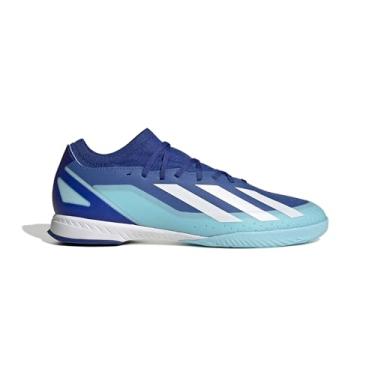 Imagem de Adidas Tênis de futebol adulto unissex X Crazyfast.3, Azul royal/branco/vermelho solar, 44