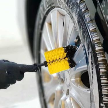 Imagem de Acessórios Escova para Furadeira de Limpeza, 3 Peças Ferramenta De Polimento E Esfrega De Alta Resistência, Escova Para Limpeza De Pisos, Para Chuveiro Banheiro Banheira Pisos Casa Interior Exterior