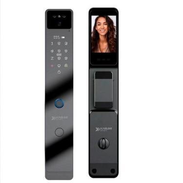 Imagem de Fechadura Digital KABUM! smart Security, Com maçaneta, Reconhecimento 