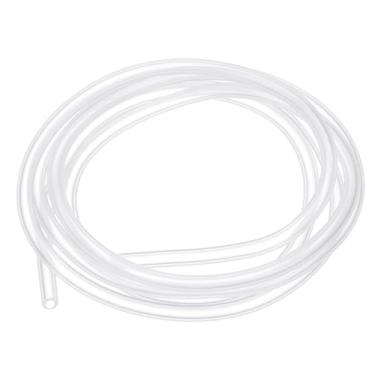 Imagem de Tubo de silicone 1/20.3 cm ID x 3/40.6 cm OD, 1 rolo de tubo de mangueira de silicone puro de 1 m de altura Tubo flexível transparente para fermentação caseira água ar líquido