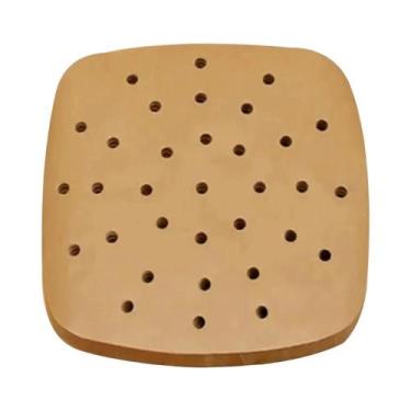 Imagem de Papel Manteiga Descartável Para Fritadeira De Ar, 50/100 Peças, Quadra