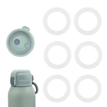 Imagem de 6 Peças Anéis de Vedação para Momcozy Aquecedor Mamadeiras, Livres de BPA Silicone Junta Reposição para Aquecedor Leite Portátil 500ml