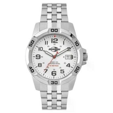Imagem de Relógio Mormaii Masculino Steel Basic Prata - MO2317AD/1B-Masculino