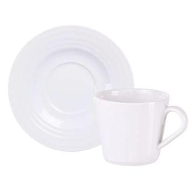 Imagem de Xicara Cafe Porcelana C/ Pires Tramontina 70ml