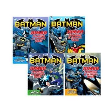 Imagem de Livro de colorir e atividades Batman Jumbo - Livros de atividades infantis