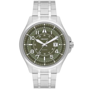 Imagem de Relógio Orient Masculino Ref: Mbss1504 E2sx Casual Solar Prateado