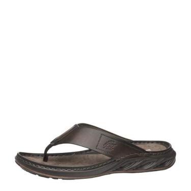 Imagem de Chinelo Masculino Pegada Solado E.V.A REF: 134103 COURO, Cravo, 41