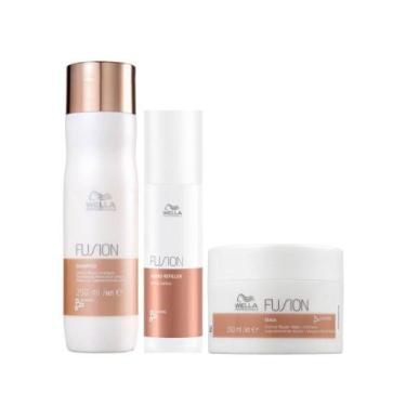 Imagem de Wella Professionals Fusion - Shampoo 250ml + Máscara 150ml + Reconstru