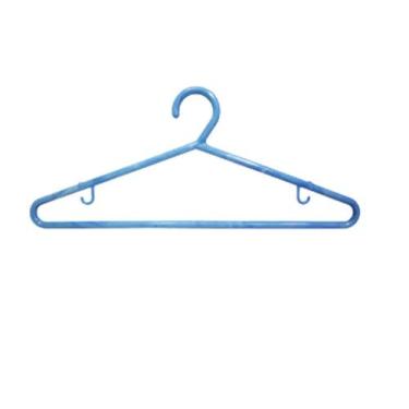 Imagem de Kit 3 Cabides Reforçado Para Blusas Camisas e Calças 39cm - Wari, Azul