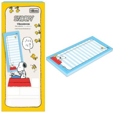 Imagem de Bloco Tilembrete G Snoopy 50F - 82X209Mm - Tilibra