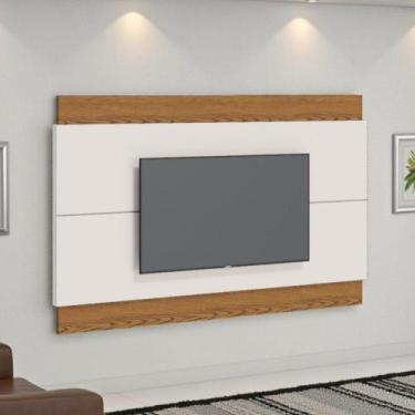 Imagem de Painel Para Tv Com Detalhe Moderno Off White Freijo - Drop de Casa
