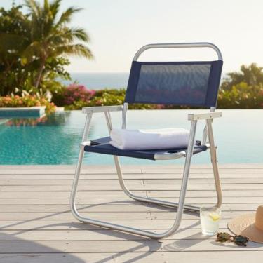 Imagem de Cadeira De Praia, Varanda, Jardim, Piscina, Oversize Suporta Até 170kg