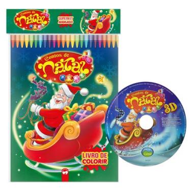 Imagem de Contos de natal - livro de colorir - Vale Das Letras - Kits, 3