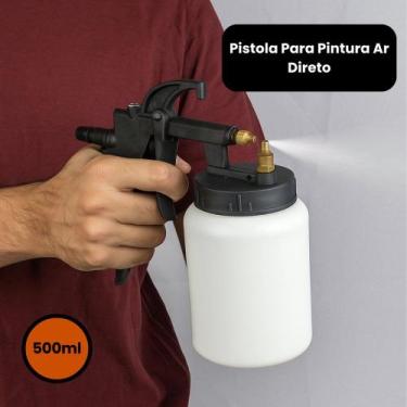 Imagem de Pistola Para Pintura Ar Direto 500ml - STARTOOLS