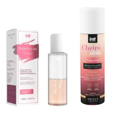 Imagem de Kit Desodorante Intimo Cheiro Dela + Óleo Hidratante Provoca-me - intt