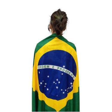 Imagem de Bandeira do Brasil Copa do Mundo Torcida - Lado Rosa