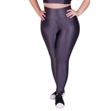 Imagem de Calça Plus Size Feminina Legging Para Academia 3D 46 48 50 Laura-Feminino