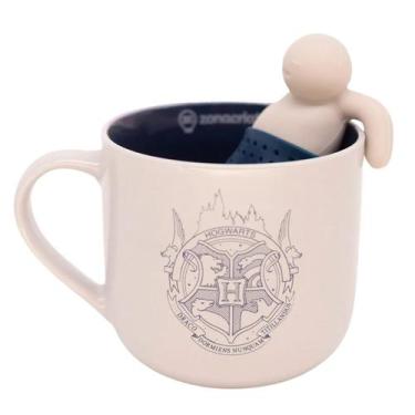 Imagem de Caneca com Infusor Hogwarts Harry Potter 350 ml Zona Criativa 03484 - 