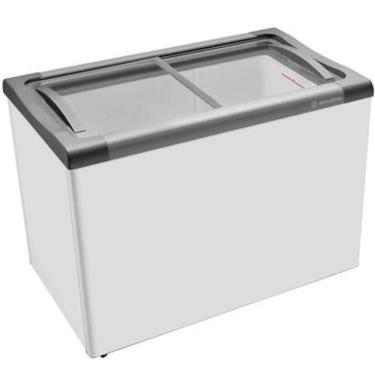 Imagem de Freezer Horizontal Metalfrio 300 Litros NF30S Supra Tampa de Vidro, Branco
