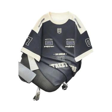 Imagem de Camiseta Masculina De Manga Curta Com Estampa 3D Verão 2025 Roupa Espo