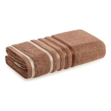 Imagem de Toalha De Banho Karsten Fio Penteado Lumina Unika Náutico Azul Carbono