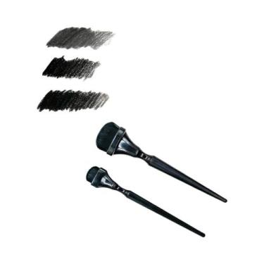 Imagem de Pincel De Tinta Aquarela Preto Durável Para Carvão, Pastel, Relevo E S
