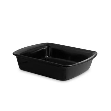 Imagem de Travessa Refratária 1,2L Cerâmica Preta Ceraflame