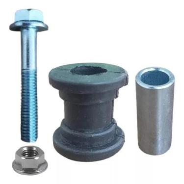 Imagem de Coxim Escapamento, Bucha, Parafuso e Porca Bros 125-150-160 - TRILHA