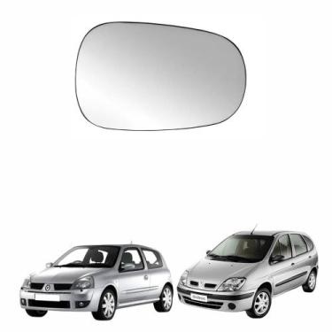 Imagem de Subconjunto Espelho Vidro Retrovisor Lente Base Clio Scenic 1999 2000 