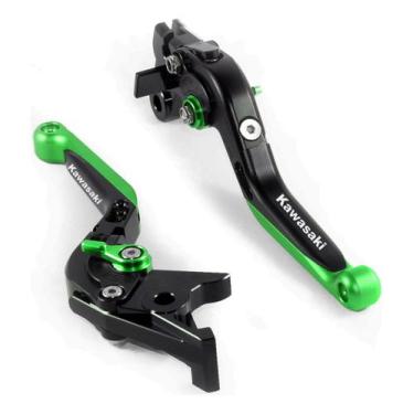 Imagem de Manete Esportivo Extensível Ninja Er-6f Er-6n Laser Kawasaki - Special