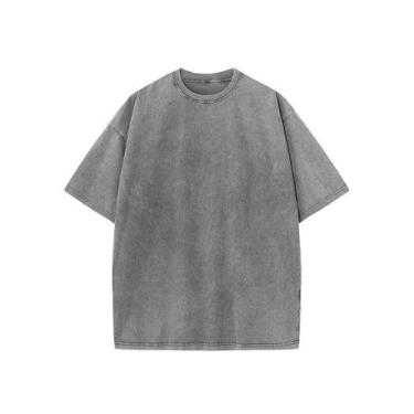Imagem de Camisetas De Verão Unissex Oversized Em Algodão Pesado Com Cores Desbo