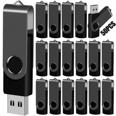 Imagem de Unidade flash USB EASTBULL 8GB USB 2.0 Memory Stick, pacote com 50