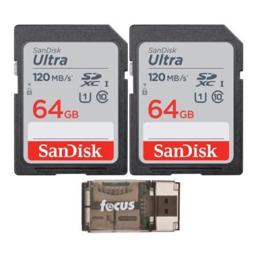Imagem de Paquete de 2 Tarjetas de Memoria SanDisk Ultra 64GB 120MB/s