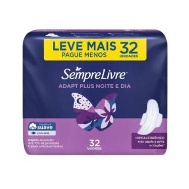 Imagem de Absorvente Conforto Noturno Suave Com Abas Pacote Com 32 unidades Semp