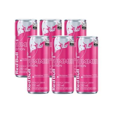 Imagem de Pack 6 Red Bull Energético Summer Nectarina Sem Açúcar 250ml