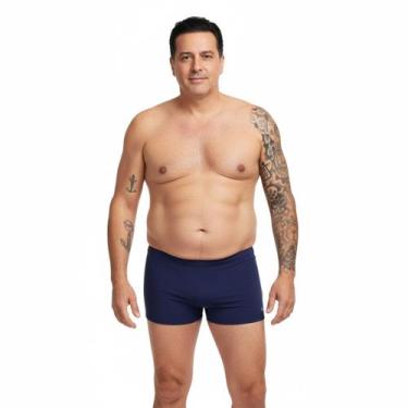 Imagem de Sunga Boxer Mash Lisa Plus Size - 300.116X, Marinho, XGG