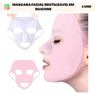 Imagem de Máscara Facial Reutilizável em Silicone - YA Skin Care, Branco
