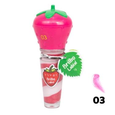 Imagem de SODO Gloss Brilho Labial Moranguinho Vivai, Pink