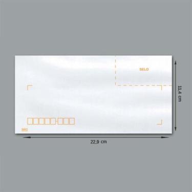 Imagem de Envelope ofício Branco 11,4 X 22,9 Cm Com Cep Rpc Cof022 - Scrity