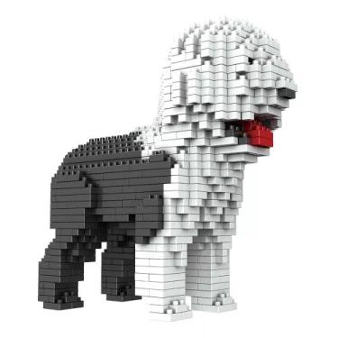 Imagem de Brinquedo Blocos de Montar  Cachorro Sheepdog Priscila Tv Colosso 950 