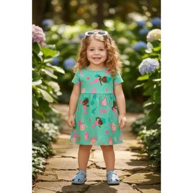 Imagem de Vestido Infantil Em Malha Calor Menina Malwee Kids Cor:Modelo 04Tamanh