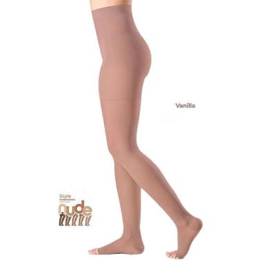 Imagem de Meia-Calça Sigvaris Ever Sheer 20-30mmHg Aberta Vanilla M2