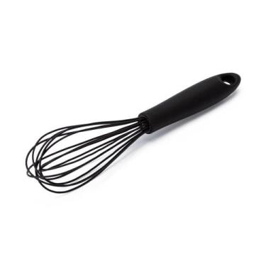 Imagem de Batedor de Claras Silicone Preto Manual Cozinha 31cm - Weck