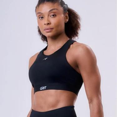 Imagem de Top de Corrida Grit Bossa Nadador Feminino Authen, Preto, P