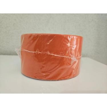 Imagem de Elástico Colombe Crochet São José 80mm Cor Laranja - Rolo 20 Metros